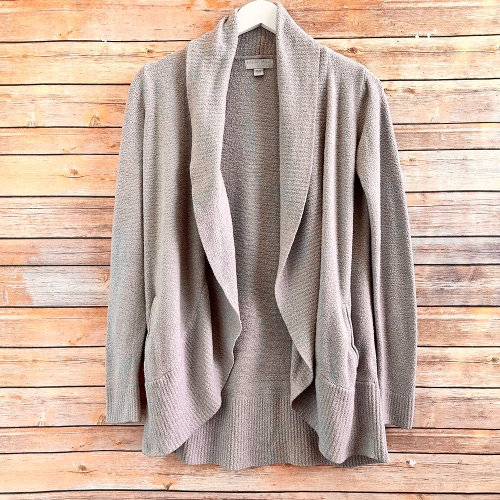 Barefoot Dreams Sweater Women’s Size XS/S Gray CozyChic Lite Circle Cardigan